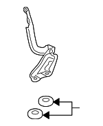 5341060200 - Body: Hinge for Toyota: Land Cruiser Image