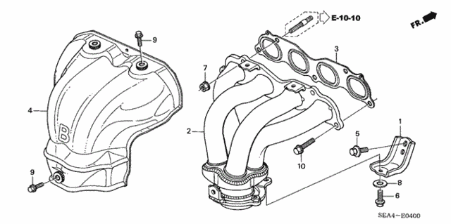 Exhaust Manifold for 2004 Acura TSX #0