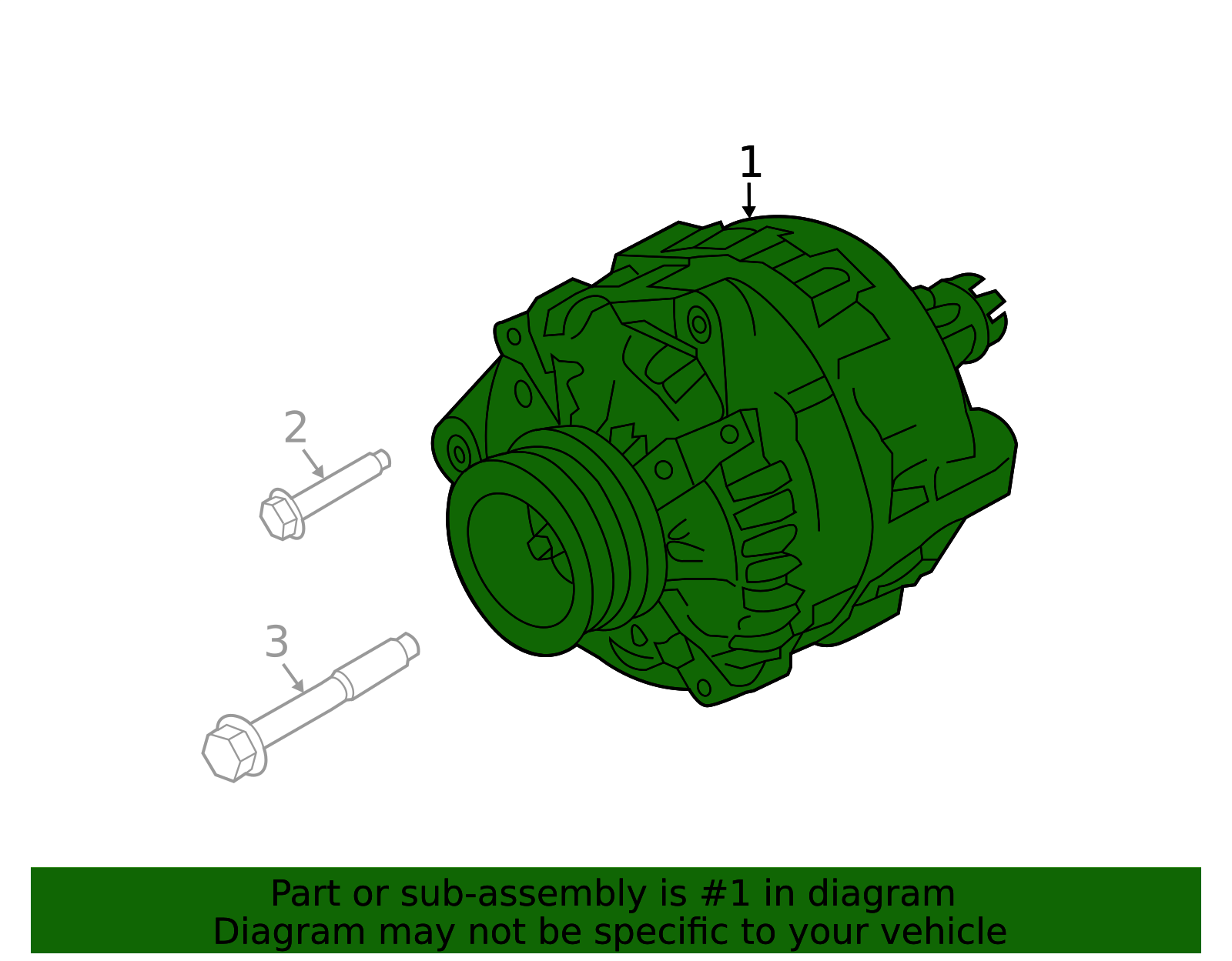 2018-2023 Ford Mustang Alternator jr3z10346d | TascaParts.com