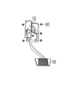 5105522AJ - Brakes: Brake Pedal for Mopar Image