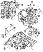 56021384 - Air Conditioning &amp; Heater: Clip, Liquid Line Attaching for Mopar Image