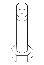 22326760945 - Engine: Trans Crossmember Bolt for BMW Image