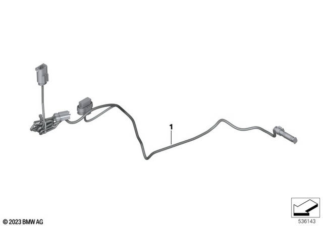 61125A881C6 - General Electrical System: Wiring Harness, Chassis Module - Chm for BMW-Motorrad Image image