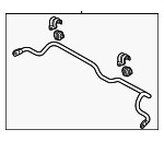 54810M7100 - : Stabilizer Assembly for Kia: Forte Image