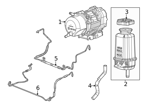 Pump & Hoses for 2018 Jeep Wrangler #0