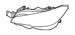 84913VA031 - : Headlamp Housing for Subaru: WRX, WRX STI Image