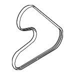 4451A107 - : Power Steering Belt for Mitsubishi: Lancer Image