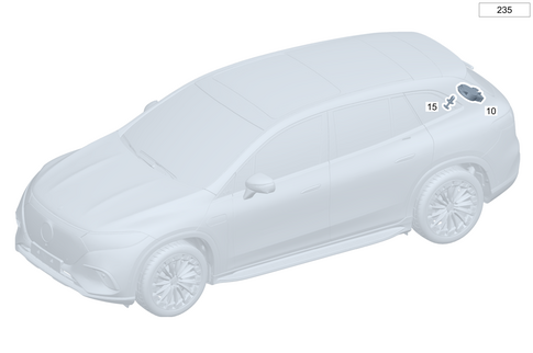 Parktronic System (Pts) for 2025 Mercedes-Benz EQS 580 SUV #0