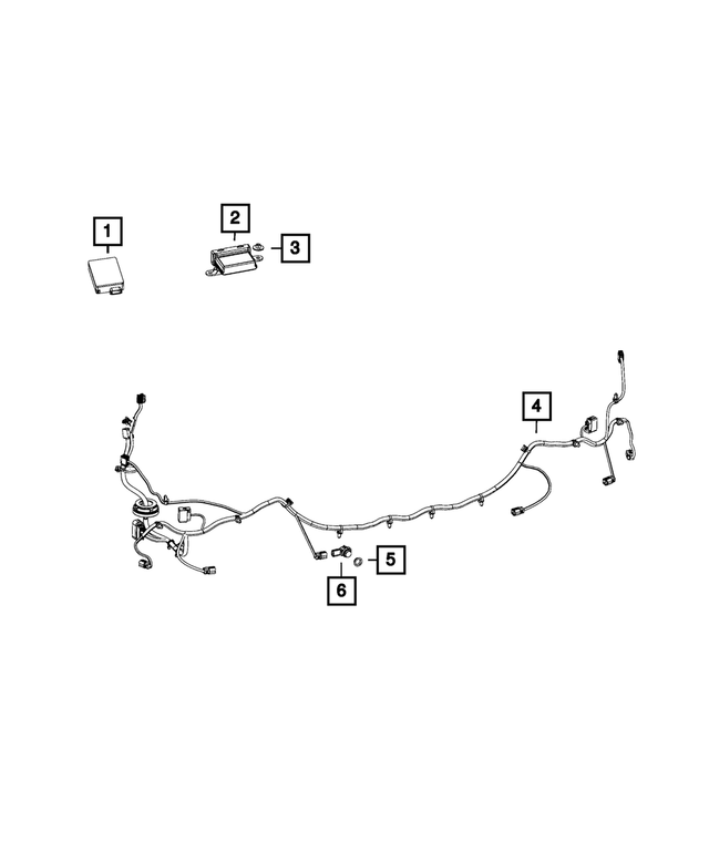 6510462AA - Electrical: Nut And Washer for Mopar Image