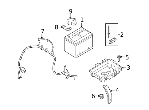Battery for 2010 Lincoln MKX #0