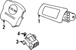 8971987103 - : Driver Inflator Module for Isuzu Image
