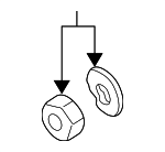 269039991 - : Pulley Nut for Volkswagen: Golf Image