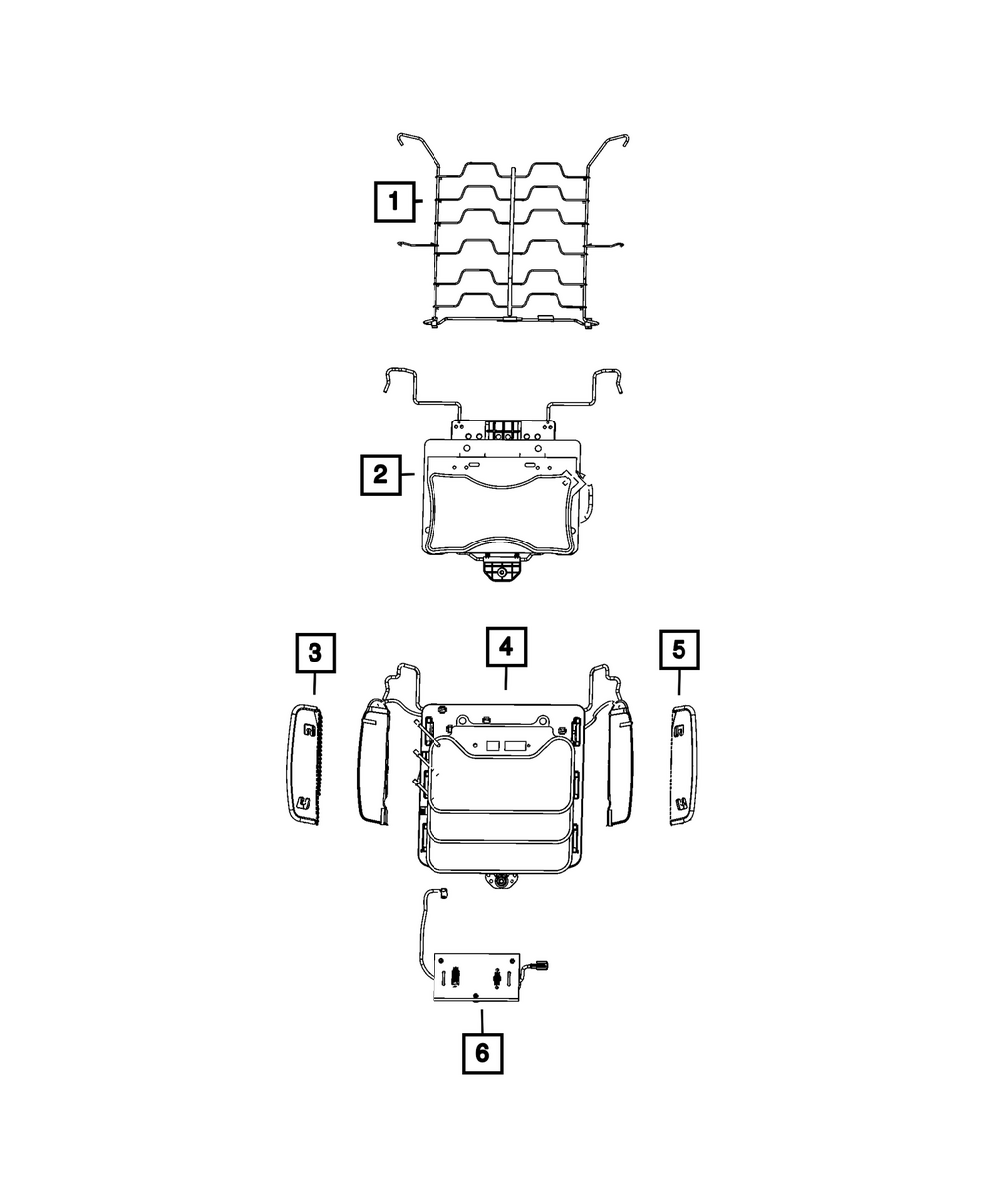 Power 2 Way Lumbar - Mopar (68644342AA)