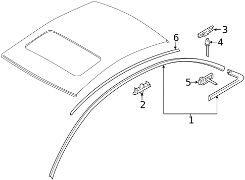 Exterior Trim - Roof for 2016 Audi A8 Quattro #0