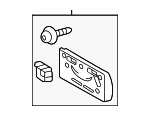 5211447310 - Body: License Bracket for Toyota: Prius, Prius Prime Image