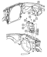 52079331 - Cooling: Coolant Recovery Bottle Cap for Mopar Image