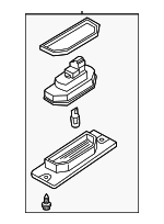 26510CM80A - : License Lamp for Nissan: Maxima Image