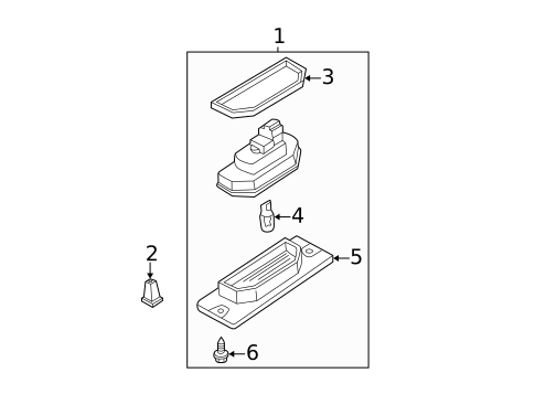 License Lamps for 2000 Nissan Maxima #0