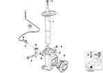 31222229360 - : Wheel Hub With Bearing, Front for BMW Image