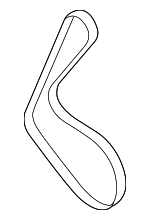 6E903137AB - Cooling System: Drive Belt for Audi: A6 Quattro, A7 Quattro, A8 Quattro, Q5, Q7, S4, S5, SQ5 Image