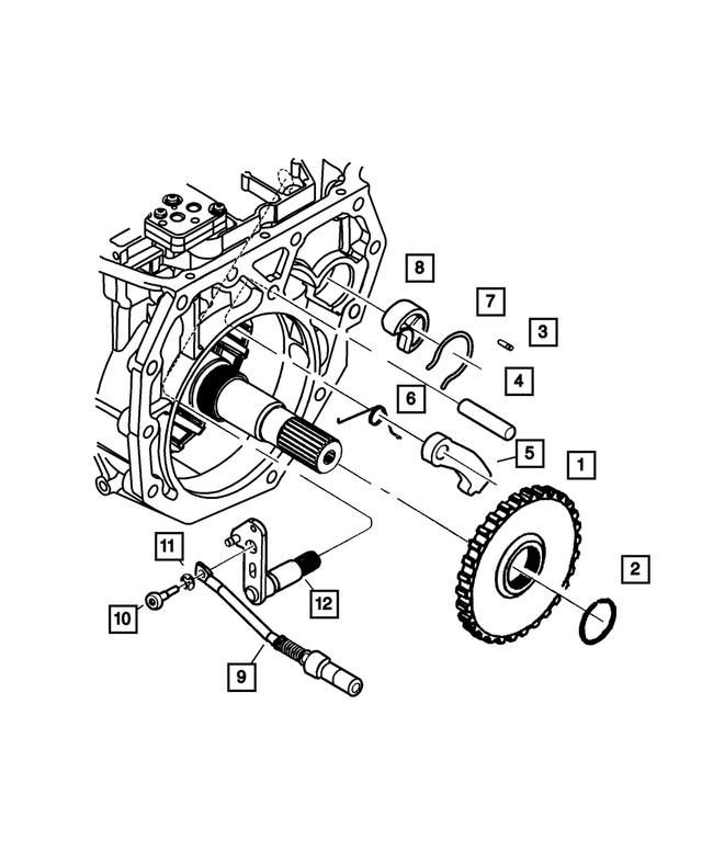 4799493AD - Automatic Transmission Multi-Speed: Transmission Parking Sprag for Mopar Image