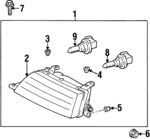 81110AC010 - : Headlamp Assembly - PASSENGER SIDE for Toyota: Avalon Image