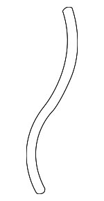 5G0877228 - Body: Drain Hose for Volkswagen: Arteon, Atlas, Atlas Cross Sport, Beetle, e-Golf, Eos, Golf, Golf Alltrack, Golf R, Golf SportWagen, GTI, Jetta, Passat, Phaeton, R32, Rabbit, Tiguan, Tiguan Limited Image