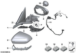 51165A84269 - : Kit, Mirror Base Caps for BMW Image