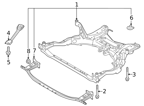 Suspension Mounting for 2025 Mazda CX-50 #0