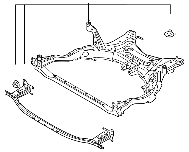 2025 Mazda CX-50 Cross-Member VC67-34-80X | OEM Parts Online