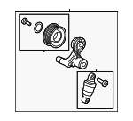311705A2A03 - Cooling System: Belt Tensioner for Honda: Accord, Civic, CR-V, HR-V Image