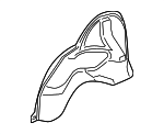 15777817 - Body: Wheel Housing Side Panel for Chevrolet: Malibu | Pontiac: G6 | Saturn: Aura Image