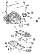 5037683AA - : Engine Oil Indicator Tube for Mopar Image