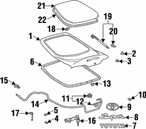 1993-1998 Toyota Supra Genuine Toyota 93-98 Supra MK4 Lift