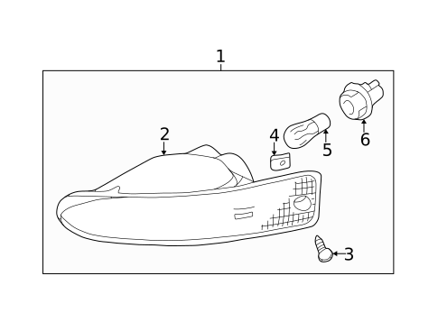 Bulbs - Chassis for 2001 Mitsubishi Eclipse #3
