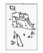 15845362 - Body: Lower Quarter Trim for GM Image