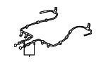 47510SL0003 - : 1991-2005 Acura NSX - Wire, R Parking Brake for Acura: NSX Image