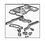 4F1Z5411215AA - Body: Floor Pan for Ford: Taurus | Mercury: Sable Image