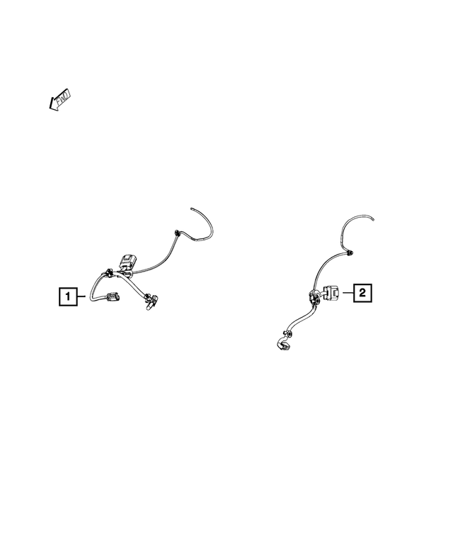 68210400AA - Electrical: Seat Cushion Wiring, Passenger for Mopar Image image
