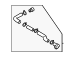 25414T6100 - Cooling System: Upper Hose for Hyundai Image