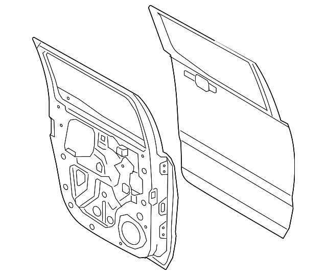 れとるページ KB3Z-2624630-A - Door Shell 2019-2023 Ford Ranger | Ford Parts Direct