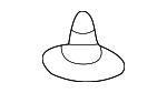 9046705021P4 - Body: Headliner Clip for Toyota Image