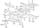 11561329 - Body: Bumper Cover Clip for GM Image