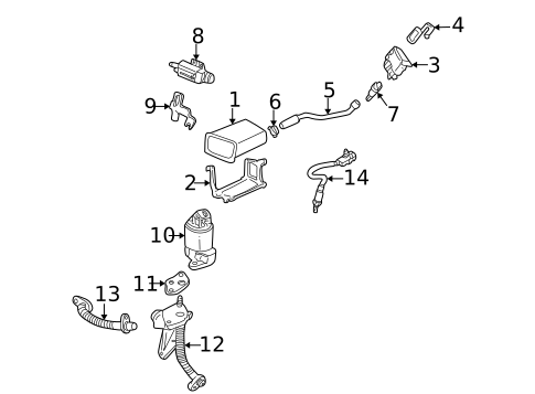 Switches, Solenoids & Actuators for 2004 Pontiac Bonneville #0