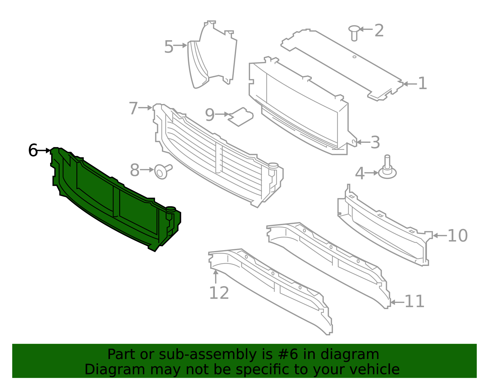 31455462 - Air guide upper - 2016-2020 Volvo XC90 | Volvo OEM Parts Direct