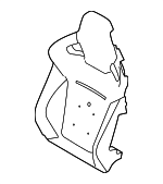 LR061865 - : 2015 Land Rover Range Rover Sport - Seat Back Pad for Land Rover: Range Rover Sport Image