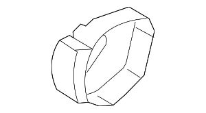 7PP882645 - Body: Seat Track Cover Bracket for Porsche Image