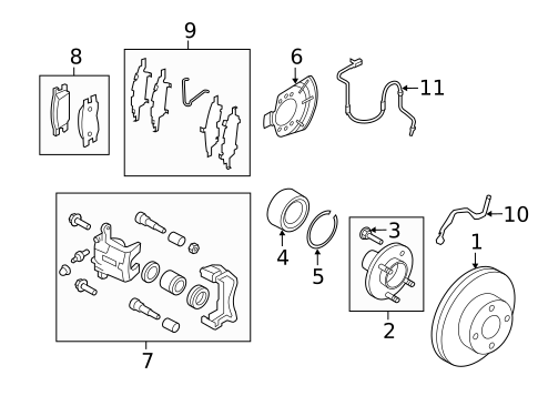 Anti-Lock Brakes for 2014 Nissan Versa #2