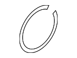 40214AX000 - Suspension: Snap Ring for Nissan: Kicks, Kicks Play, Micra, Versa, Versa Note Image