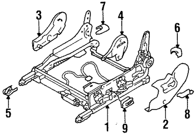 MR311050 - Body: Track Assembly for Mopar Image